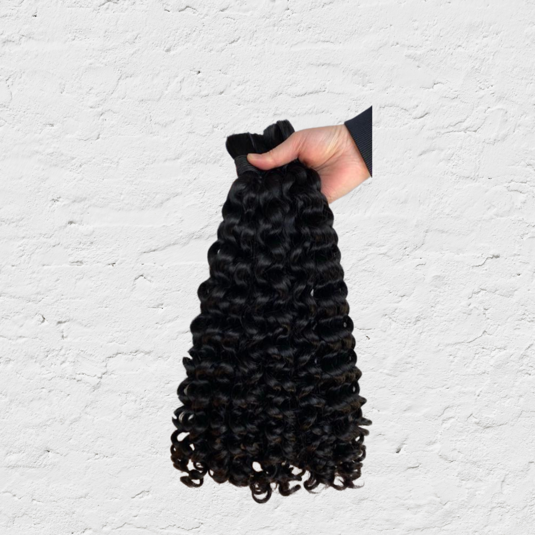 Deep Curly No Weft Hair Bulk